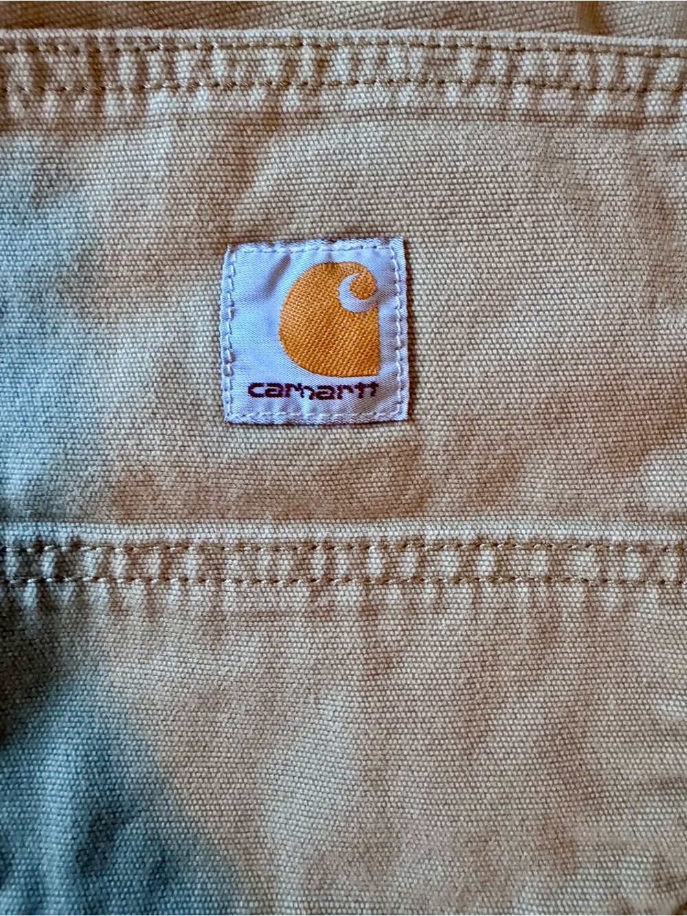 Carhartt Men's Relaxed Fit Khaki Canvas Work pants - Picture 7 of 7
